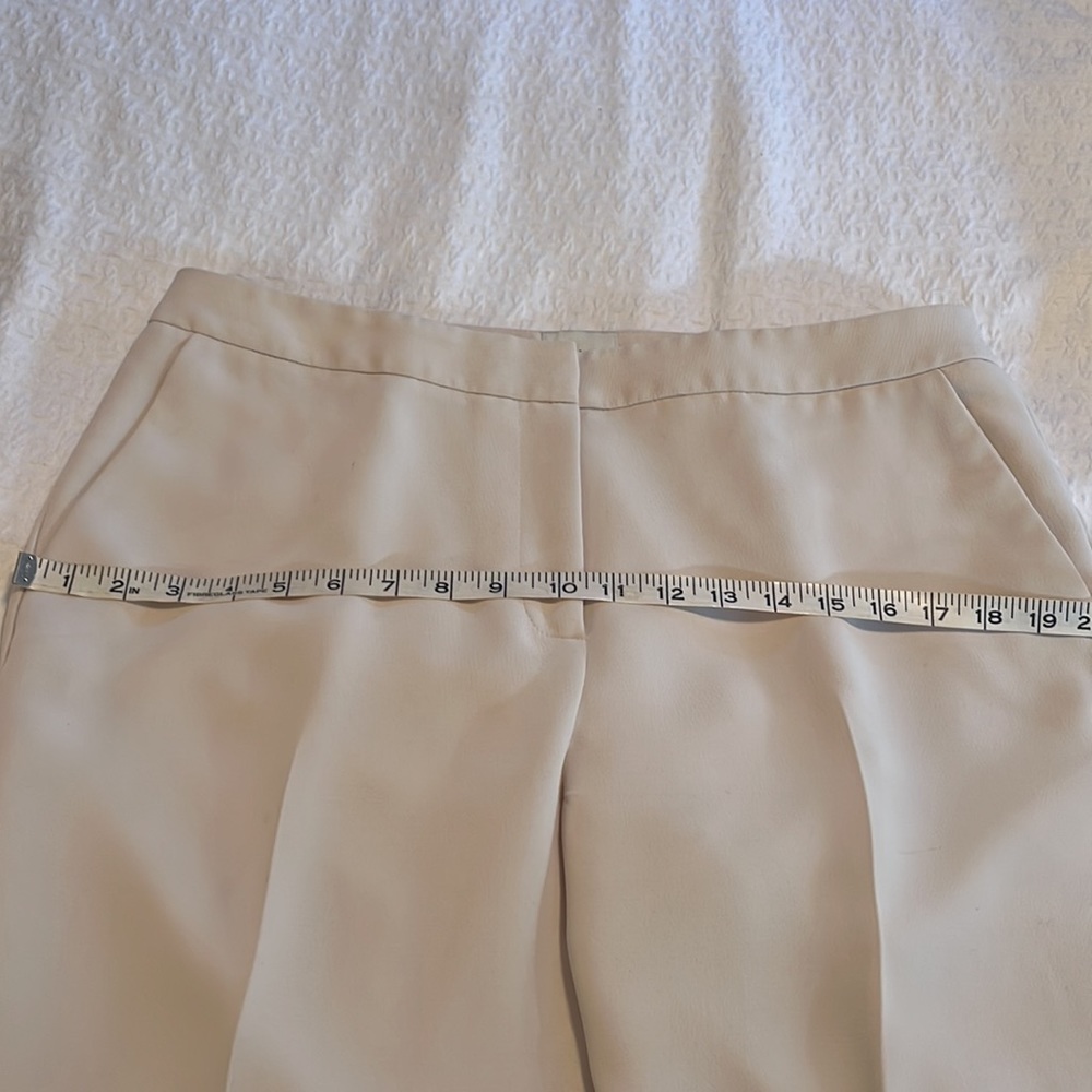 REISS flowy wide leg cream colored pants. EUC. Worn to one event.  Beautiful! - Picture 9 of 10